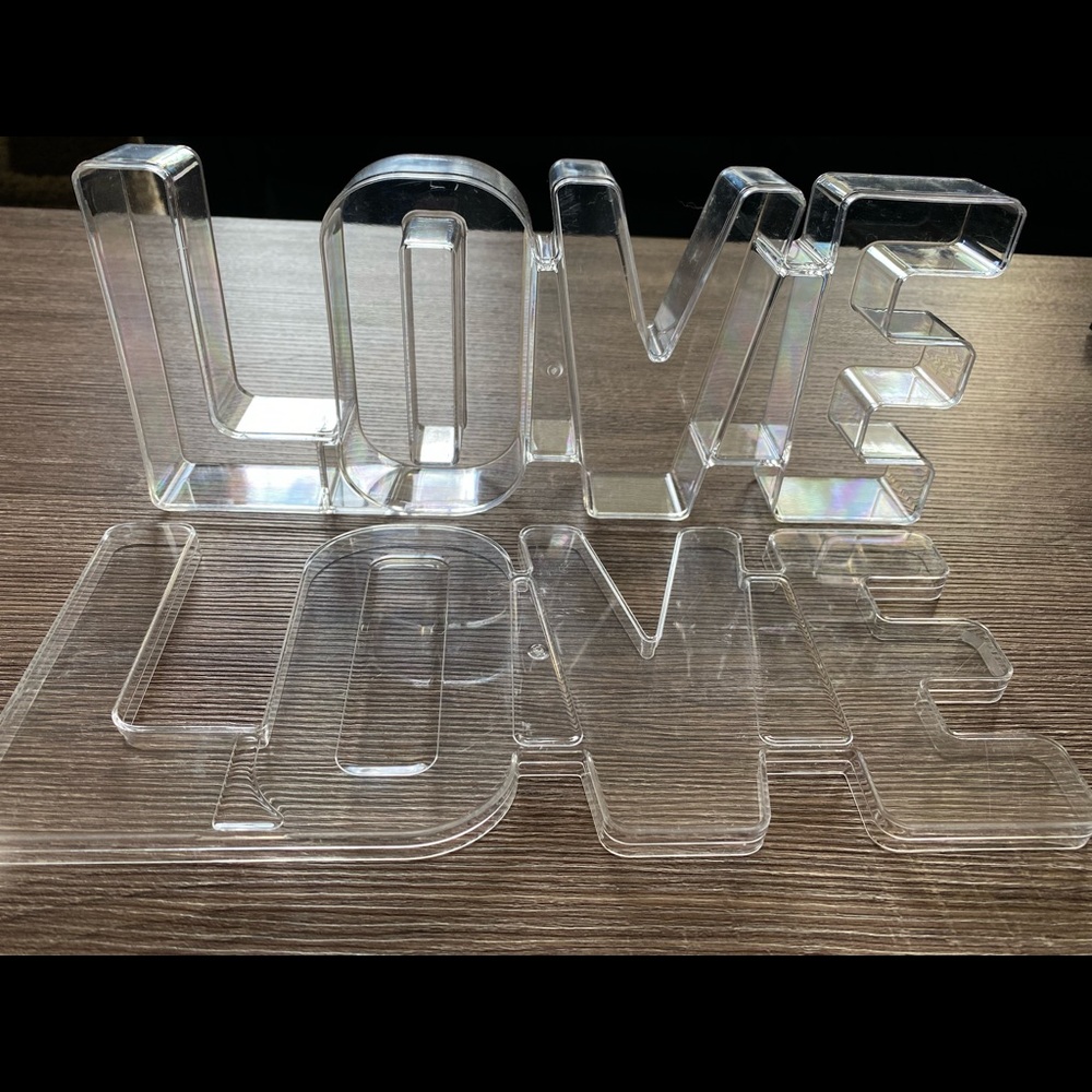 LOVE candy tray with cover